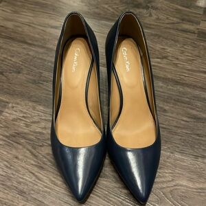 Calvin Klein Navy Blue Pumps